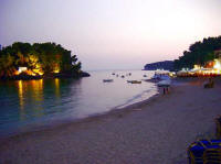 photo: the Beach of Parga and the islet
