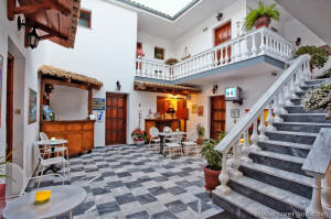 Pavlos Vergos studios in parga the steps to the rooms of apartments in Parga