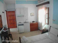 photo of the room of P. Vergos studios, accommodation in Parga